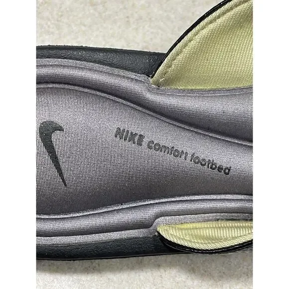 Nike Comfort Cushioned Footbed Flip Flops Women's 10 Thong Sandals Black-Summer - Picture 8 of 11
